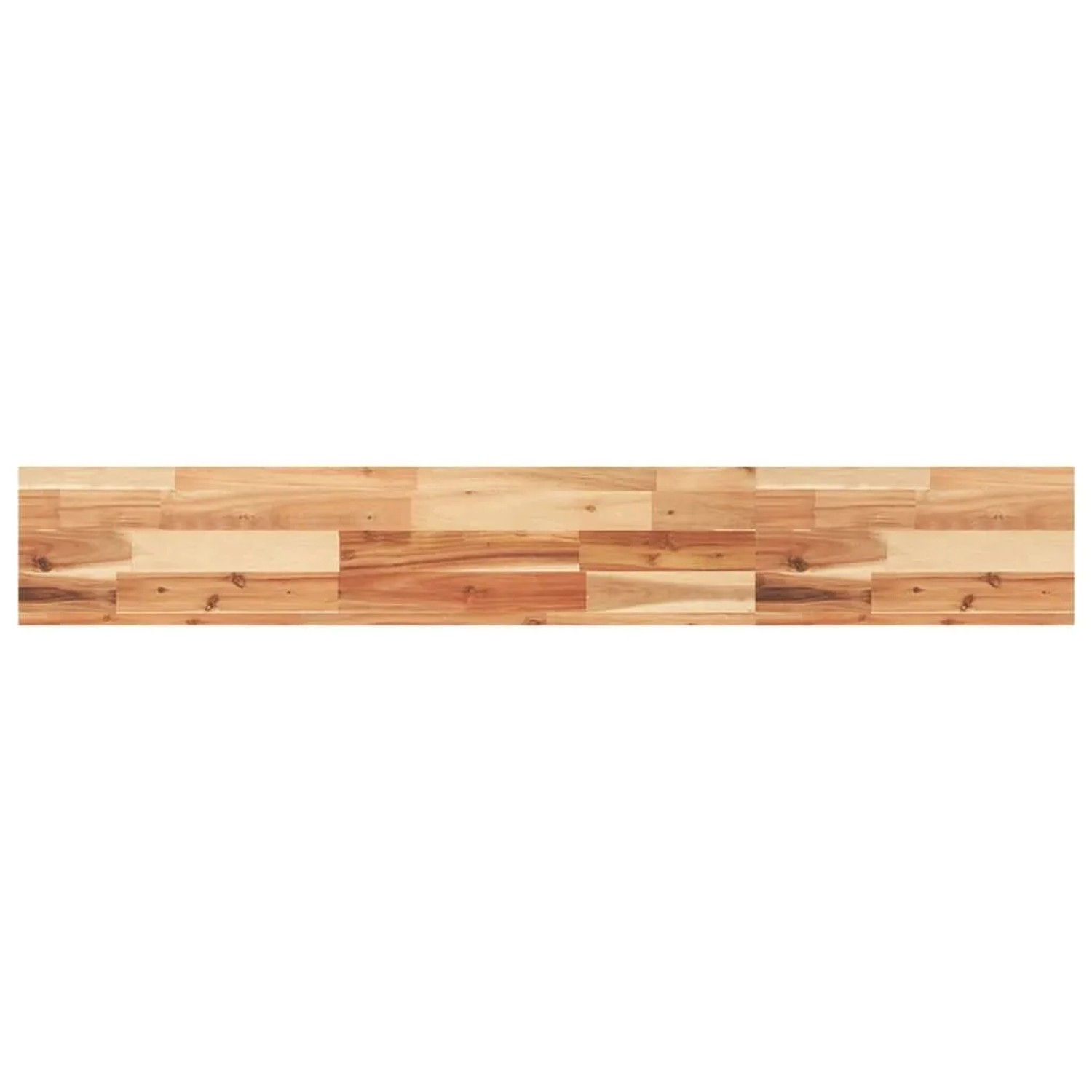 vidaXL Schweberegal 120x20x4 cm Massivholz Akazie Ölbehandelt 3279591
