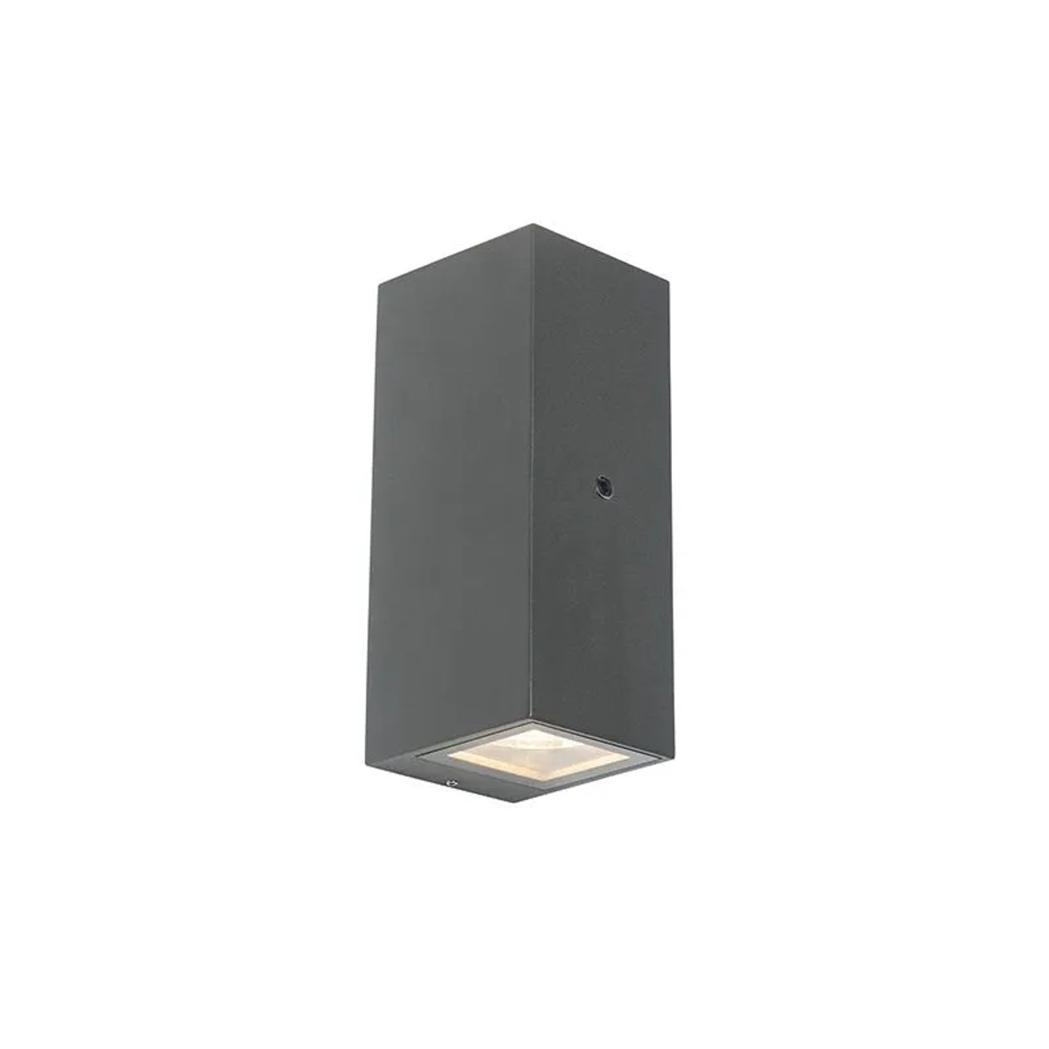QAZQA Wandleuchte Grau IP44 mit Hell Dunkel Sensor Baleno II