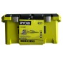 Ryobi Winkelschleifer RAG1010-125TA6 im Set mit Zubehör und Werkzeugkoffer.