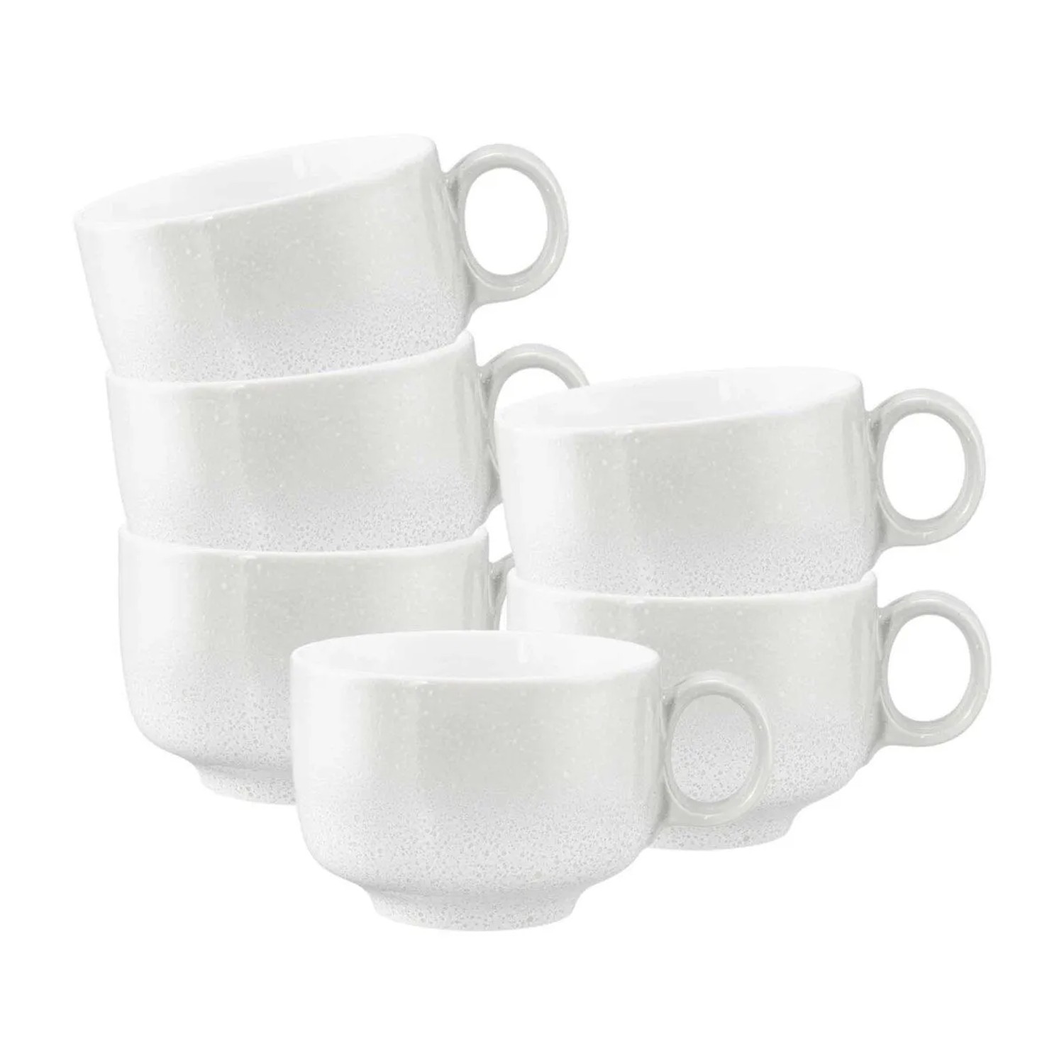 Seltmann Weiden Sento Home Milchkaffeetasse 350 ml 6er Set Aura White