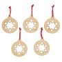 Erst-Holz Christbaumschmuck Holzschmuck Deko Schneeflocke_10