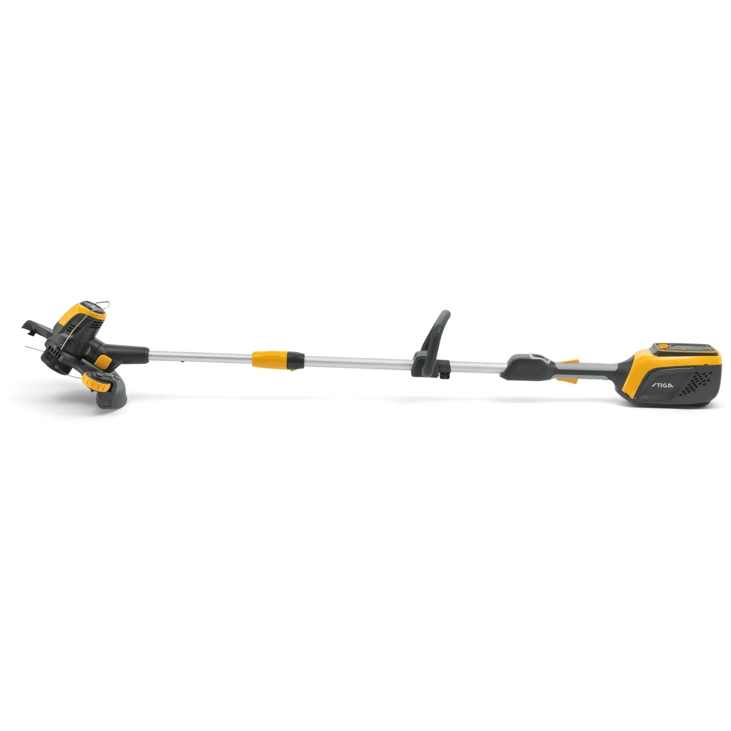 Stiga Akku-Rasentrimmer GT 500e Solo: Akku-Trimmer mit verstellbarem Schaft und Trimmerkopf.