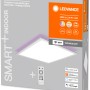 Verpackung der Ledvance LED-Deckenleuchte Planon Plus 45x45 cm mit Fernbedienung.