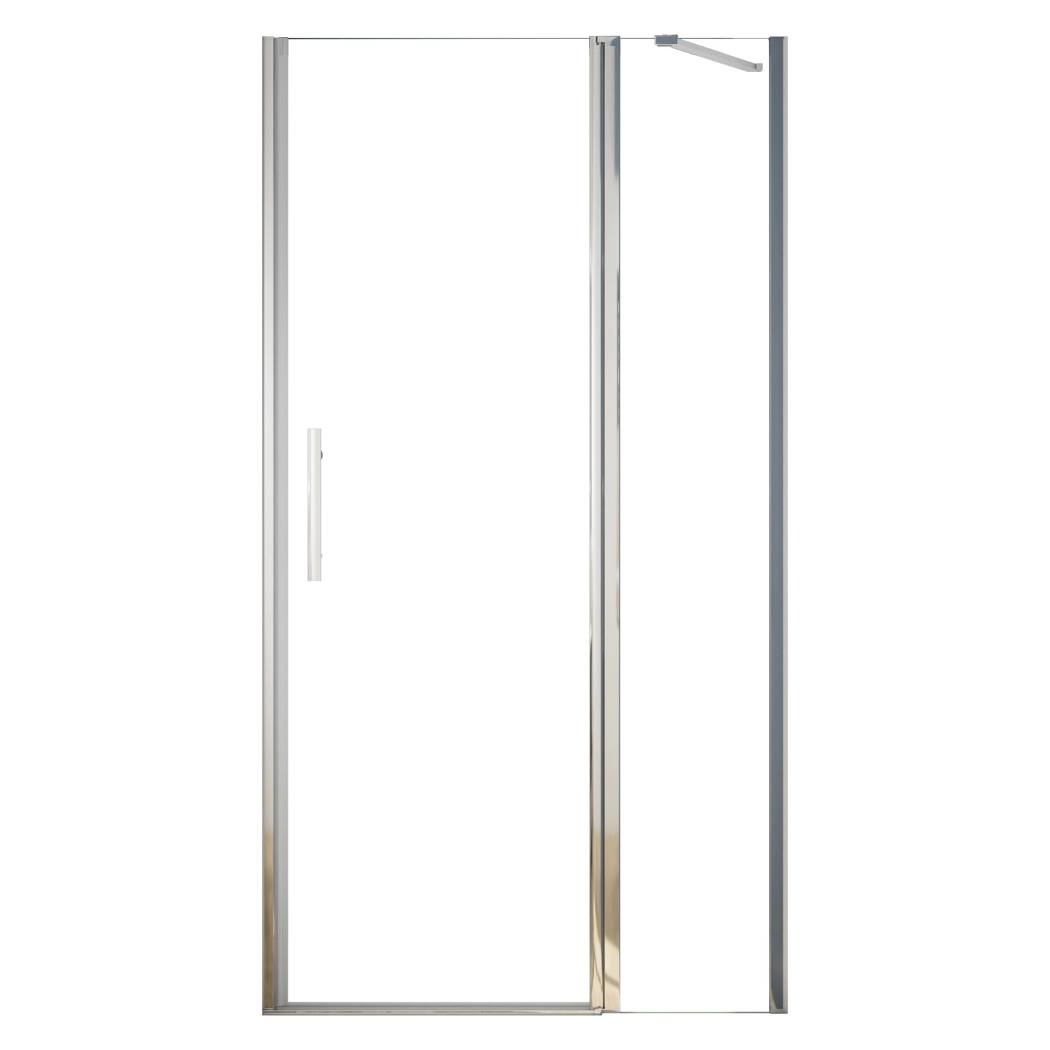 AICA 100cm x 195cm Duschkabine Drehtür Nischentür 6mm ESG Nanoglas Duschwan günstig online kaufen