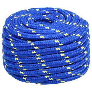 vidaXL Bootsseil Blau 20 mm 50 m Polypropylen 152474