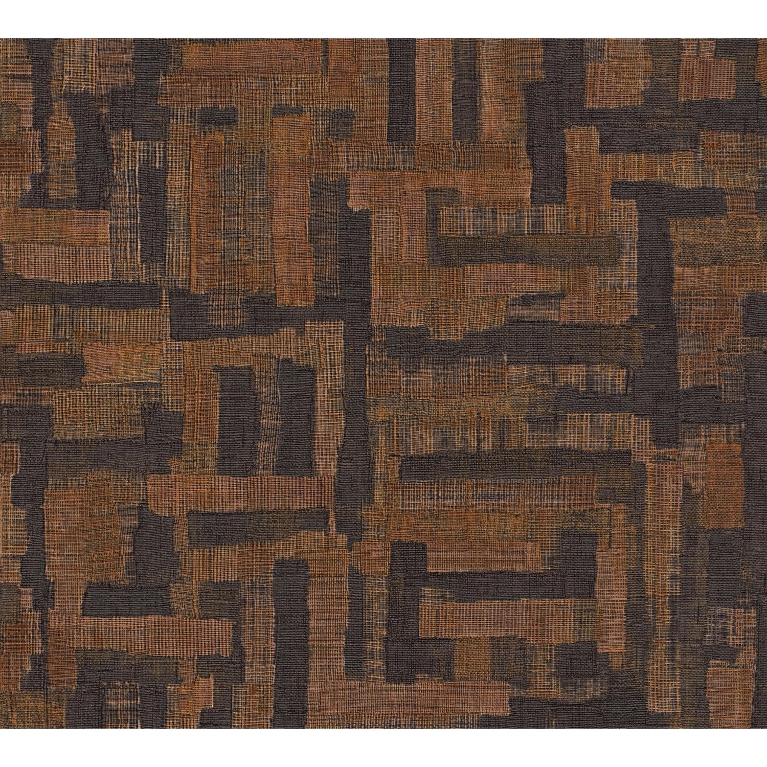 A.S. Creation Vliestapete Holzblock Ethno 10,05 m x 0,53 m Braun-Schwarz FS günstig online kaufen