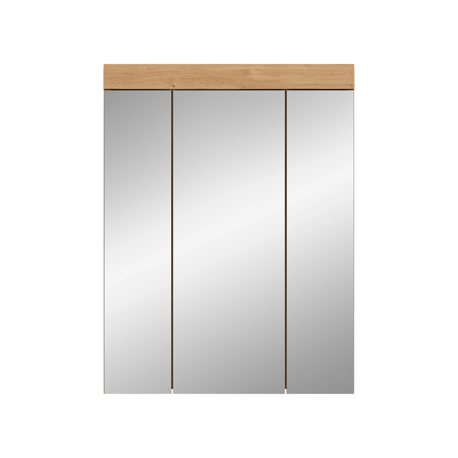 Spiegelschrank 60 cm x 79 cm x 18 cm Front Eiche FSC®