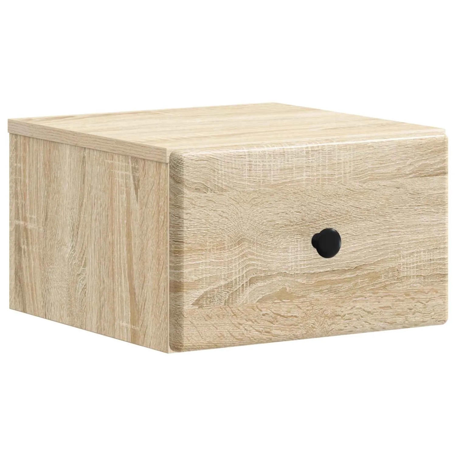 vidaXL Wandmontierter Nachttisch Sonoma-Eiche 34,5 x 33 x 20 cm 899109