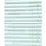 Weiße Gardinia Aluminium Jalousie, 60x130 cm, für Fenster, mit Zugschnur und Wendestab.