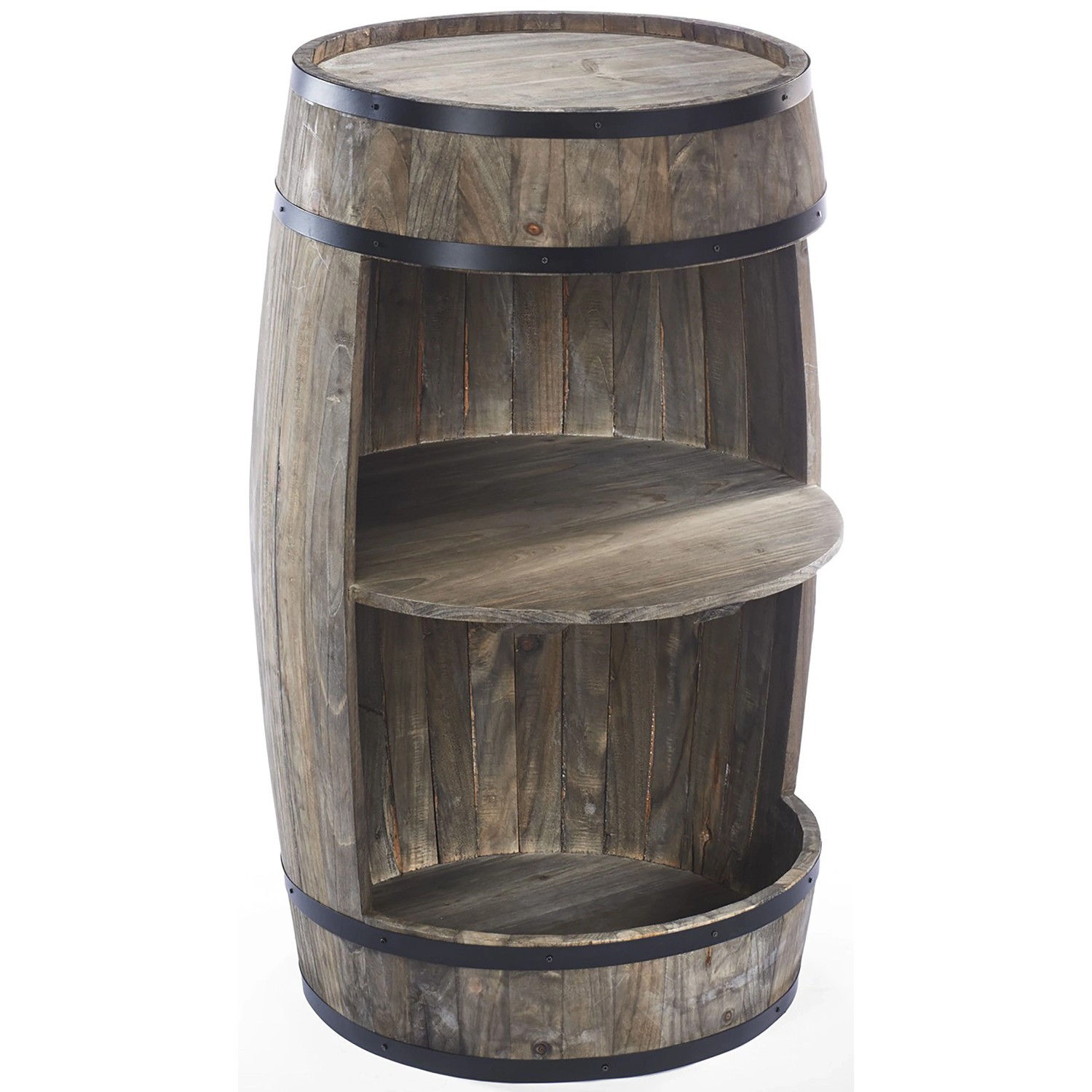 Kobolo Weinregal Bar Spirituosenschrank Anrichte Barregal FASS Braun 48x81 günstig online kaufen