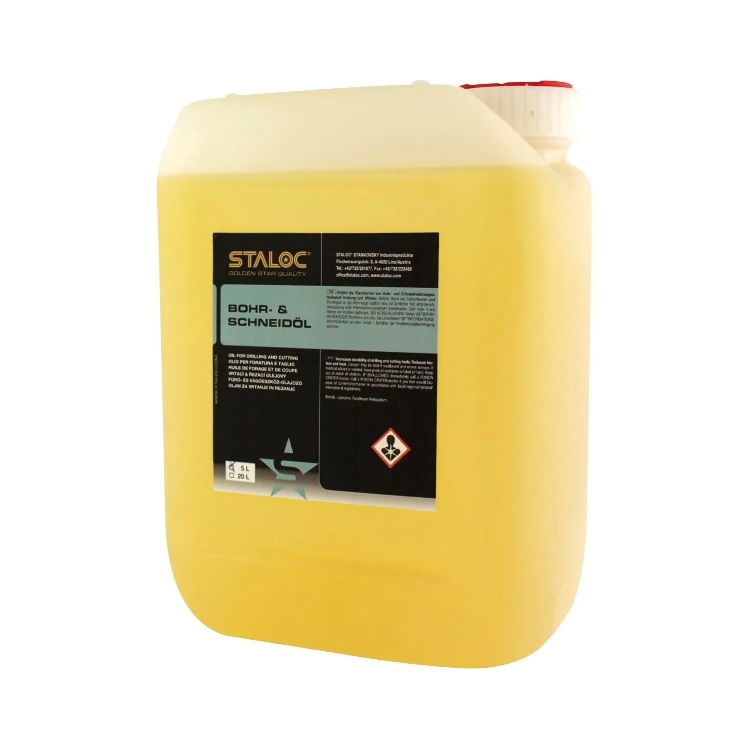 Staloc 2in1 Bohrspray & Schneidölspray Mineralölfrei Reduziert Reibung & Wärme 5l