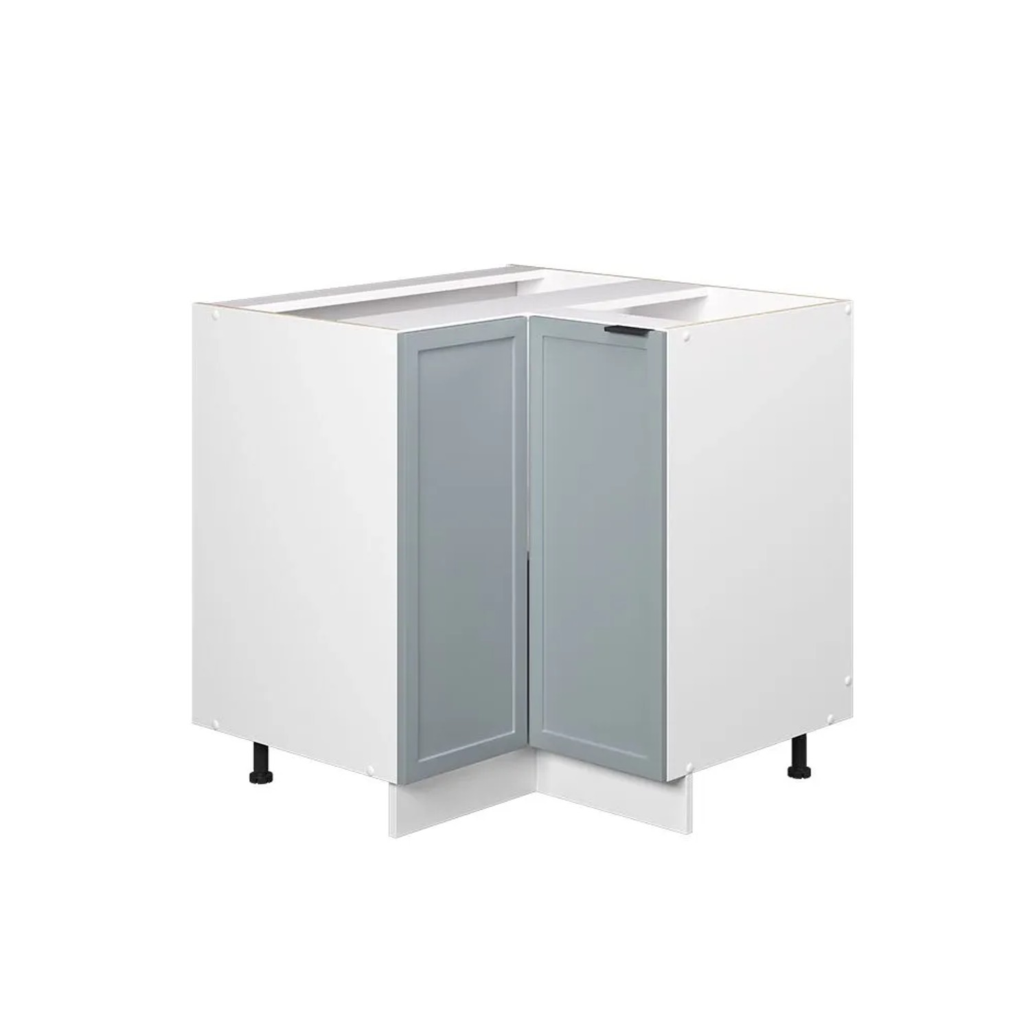 Vicco Eckunterschrank Fame-Line HellBlau-Grau 81 x 82 ohne Arbeitsplatte Art Nr 50965