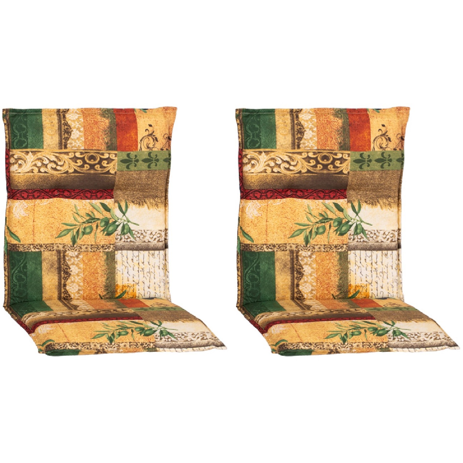 Beo Sitzauflage Niedriglehner Glasgow 2er-Set Beige-Natur günstig online kaufen
