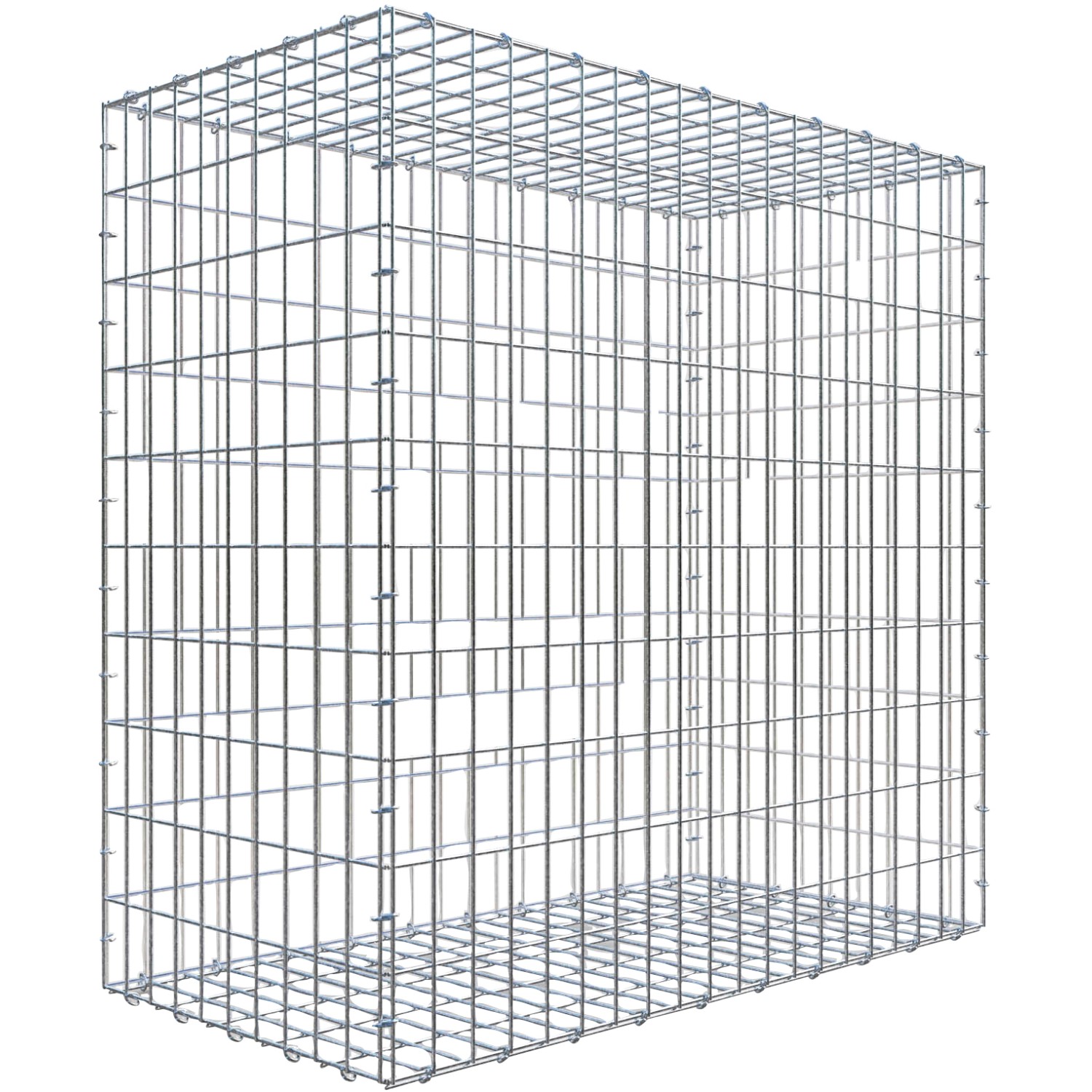 Gabiona C-Ring-Gabione 100 x 100 x 50 cm Maschenw 5 x 10 cm
