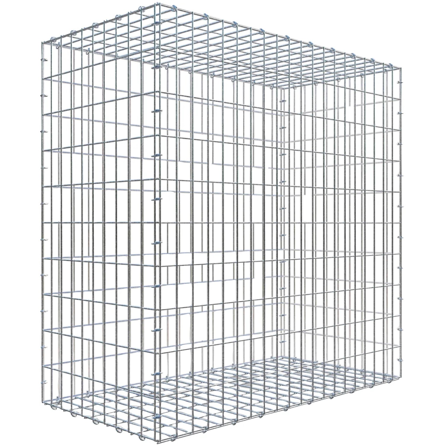 Gabiona C-Ring-Gabione 100 x 100 x 50 cm Maschenw 5 x 10 cm