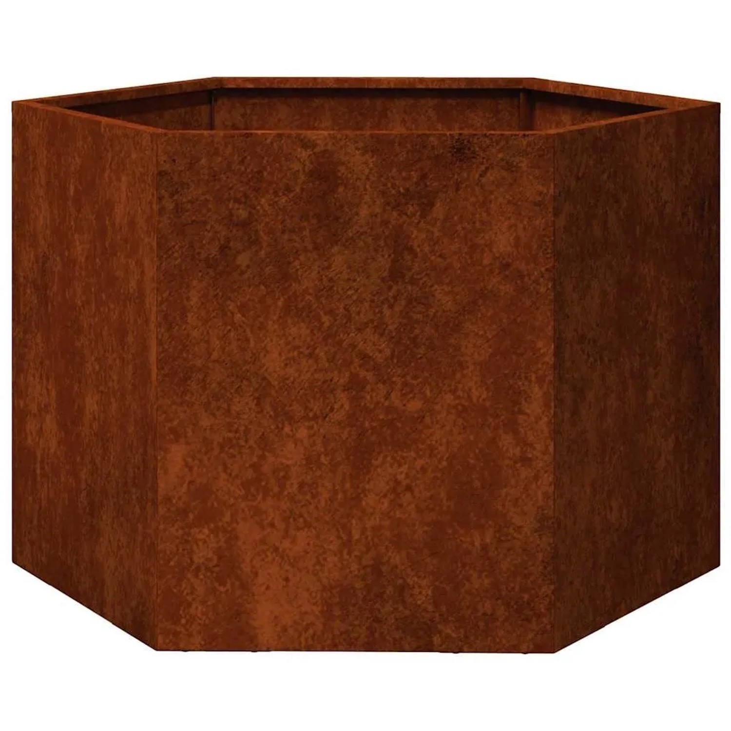 vidaXL Pflanzkübel Rostig 60x60x45 cm Cortenstahl 823675_7
