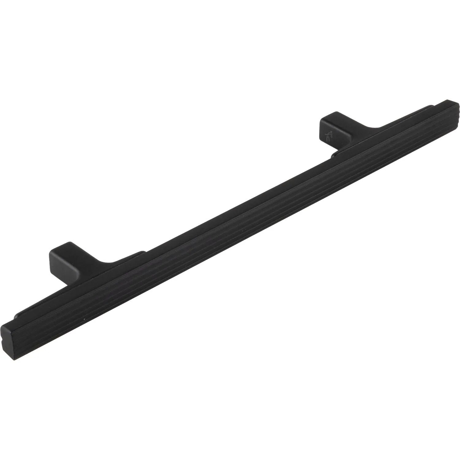 Alles im Griff Möbelgriff Francis La 128 mm Breite 210 mm Schwarz Matt