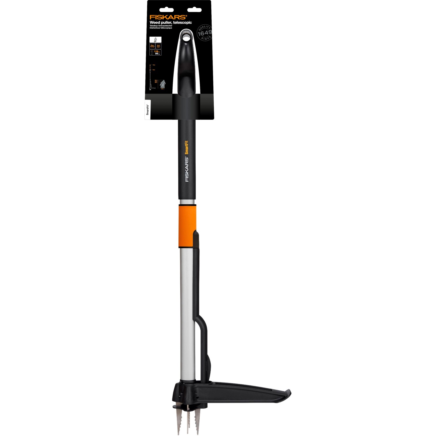 Fiskars Teleskop Unkrautstecher Smartfit