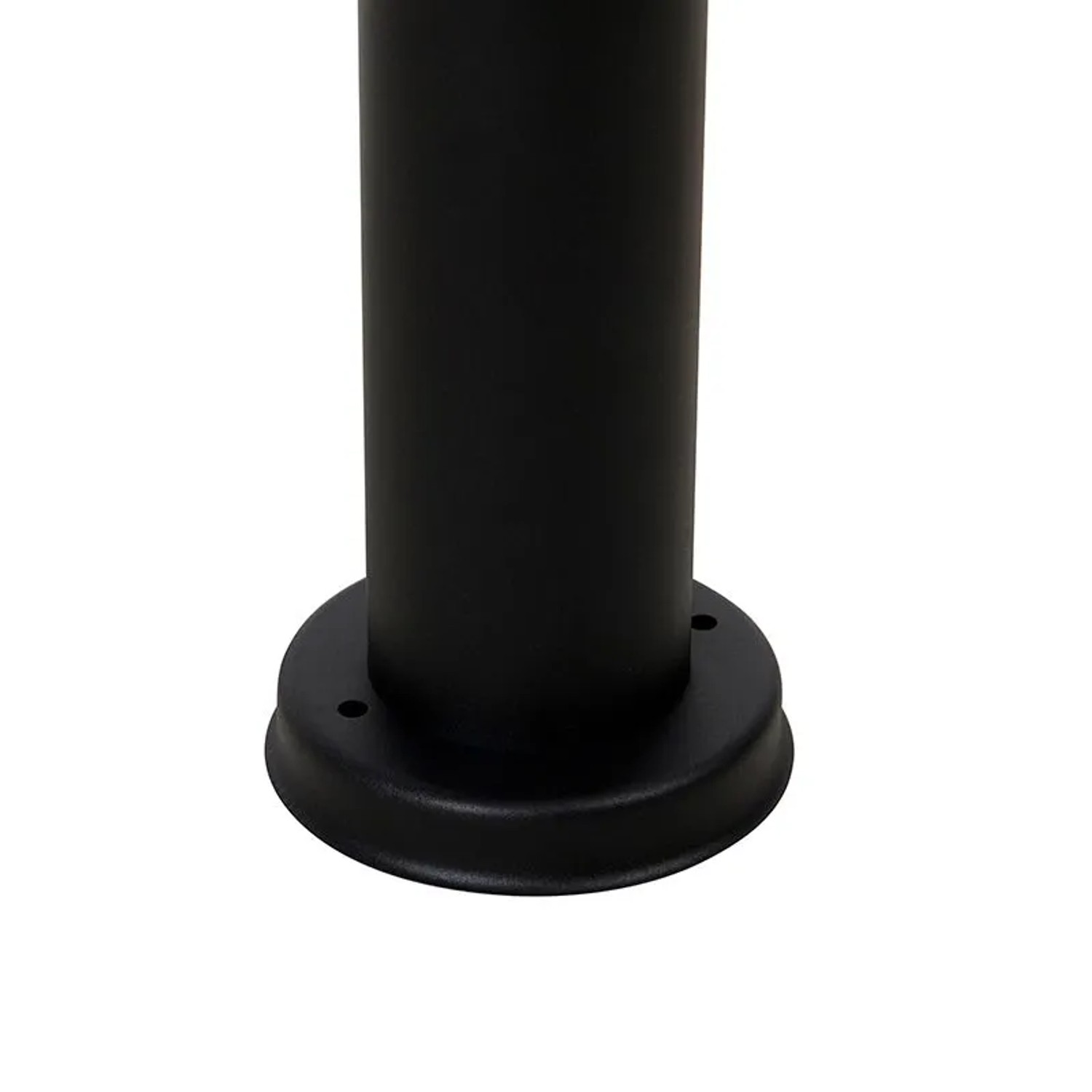 Detailaufnahme: Schwarze QAZQA Außenstehleuchte Sfera, 50 cm hoch, für Garten und Terrasse.