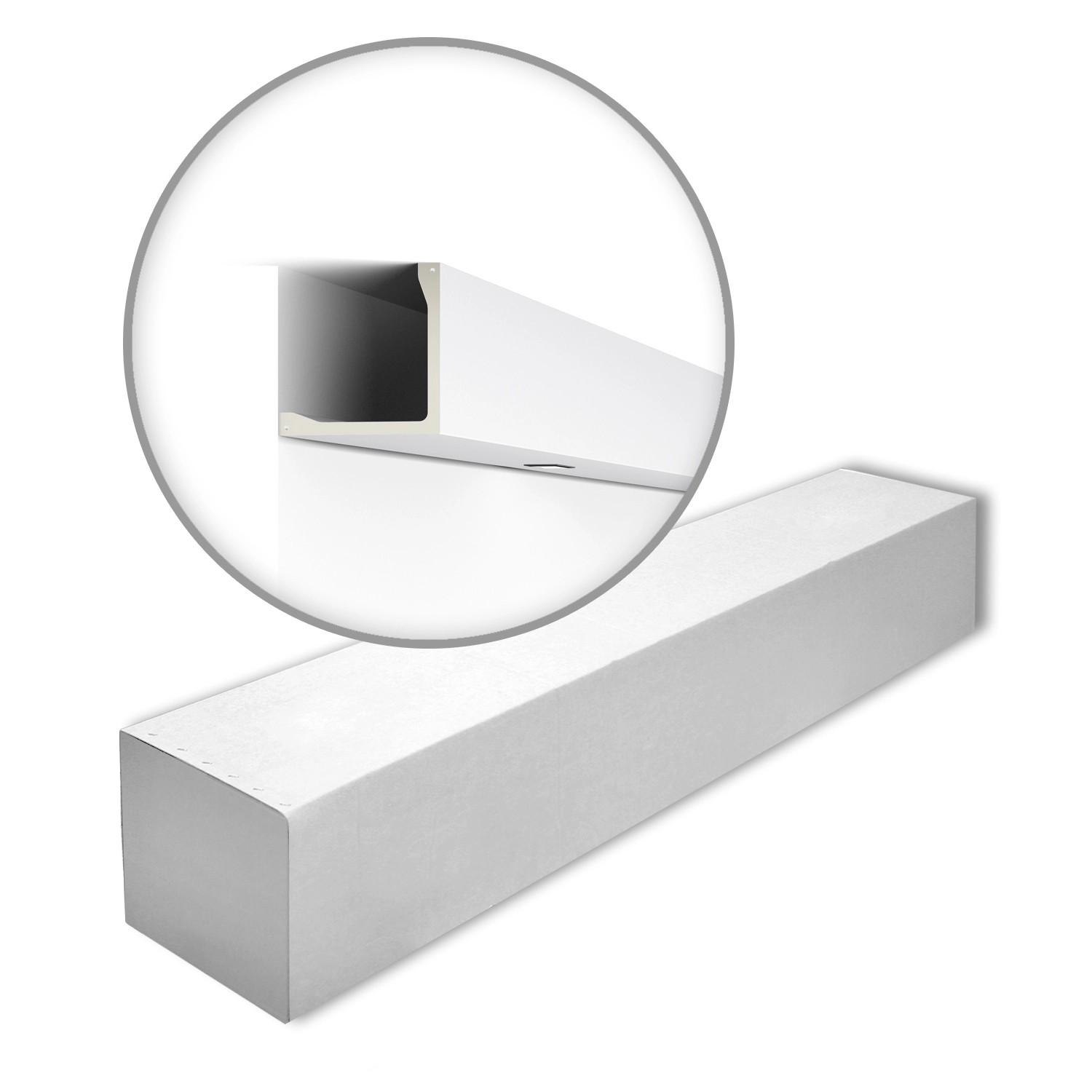 Thumbnail - NOEL & MARQUET NMC L5-Box ARSTYL Abdeckleisten 1 Karton Set mit 3 Eckleisten 6 m Weiß