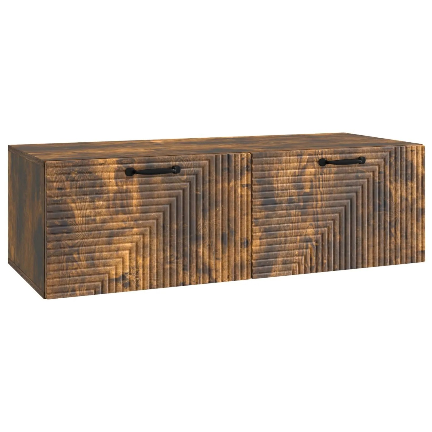 vidaXL Wandmontierter TV-Schrank Geräucherte Eiche 98 x 41 x 30 cm 898700