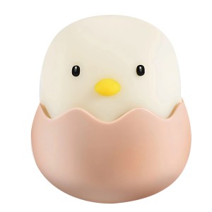 Dimmbares LED Nachtlicht Eggy Egg in Kükenform mit Akku und RGBW für Kinder.