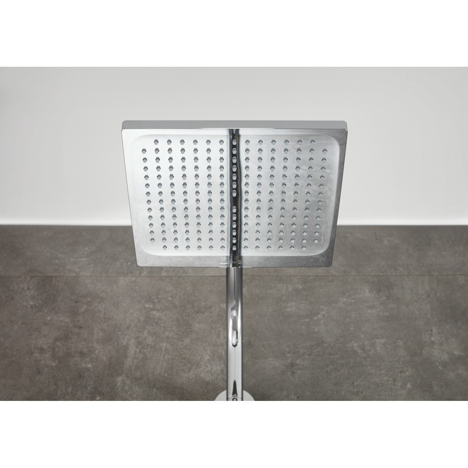 Hansgrohe Crometta E 240 Duschsystem mit Thermostat, Kopfbrause in Weiß-Chrom.