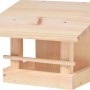 Dobar Vogelfutterhaus Bausatz aus Kiefernholz, unbehandelt, zur individuellen Gestaltung.
