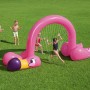 Bestway Jumbo Wassersprinkler Flamingo: Aufblasbarer Flamingo mit Wasserdusche für Kinder im Garten.