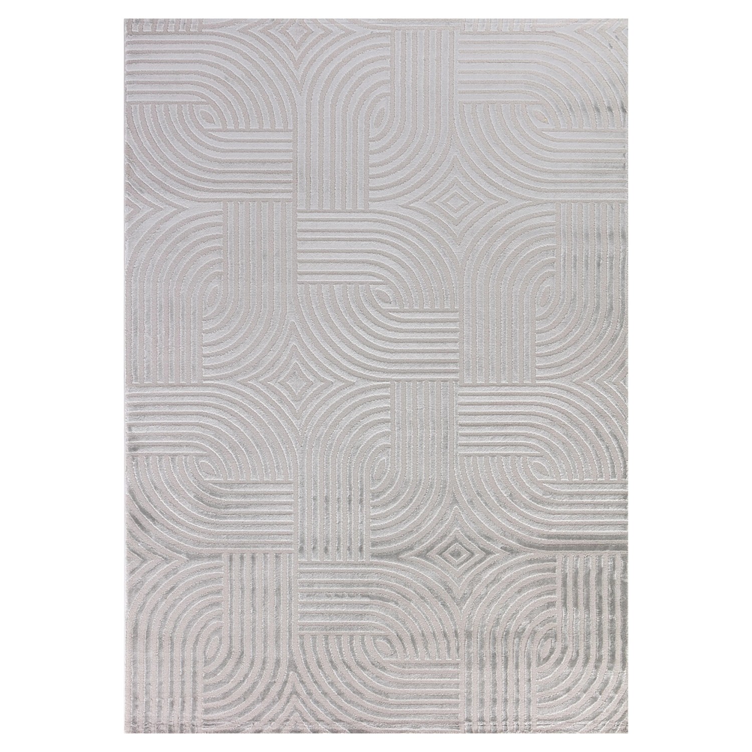 Ayyildiz Kurzflorteppich Sahara 1112 Silber 80 cm x 250 cm