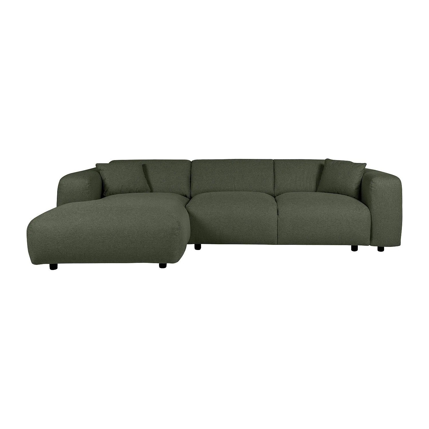 Vente-unique Sofa Ohne Schlafmöglichkeit Pogni Grün 280 cm