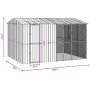 vidaXL Vogelkäfig Anthrazit 430 x 310 x 247 cm Verzinkter Stahl 3325162_10