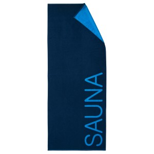 Dyckhoff Saunatuch Doubleface Blau 80 x 200 cm