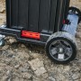 PROREGAL QBRICK Werkzeugkasten One 38L mit Rädern und transparentem Deckel.