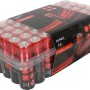 Alkaline AA Batterien, 50er Packung für Geräte wie Fernbedienungen und Taschenlampen.