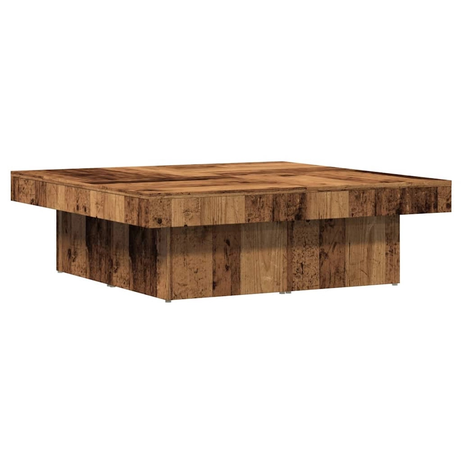 vidaXL Couchtisch Altholz-Optik 90x90x28 cm Holzwerkstoff 856554 günstig online kaufen