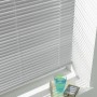 Gardinia Aluminium Jalousie, 160x175 cm, silber, für Fenster mit Lichtreflexionen.