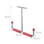 Relaxdays Deckenhaken 2er Set Stahl Silber mit Abrutschschutz 30 cm x 42 cm x 2,5 cm 0,5 kg_4