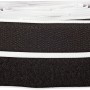 Fix-o-moll Klettband, selbstklebend, schwarz, 60cm Rolle für Haushalt, Büro und Basteln.
