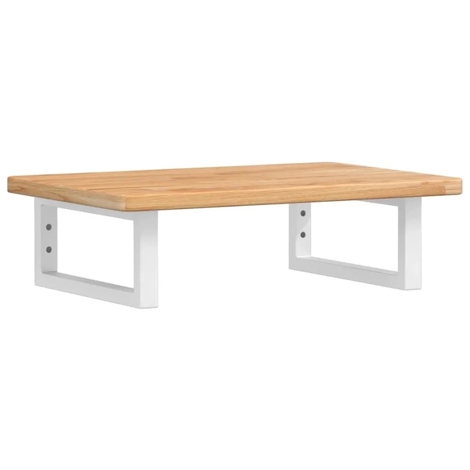 vidaXL Waschtischplatte mit Halterung Stahl und Massivholz Eiche 3302340 günstig online kaufen