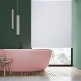 Relaxdays Duschrollo PVC Weiß Wasserabweisend 60 cm x 240 cm 0,5 kg_3