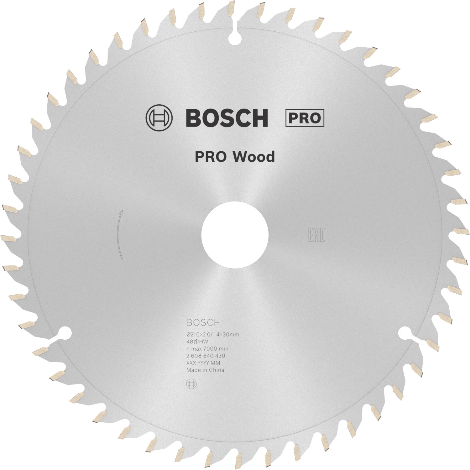 Bosch Hartmetall Kreissägeblatt 210 mm x 30 mm x 2 mm günstig online kaufen