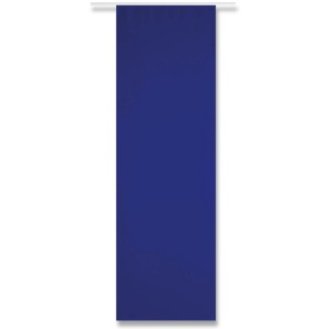 Blauer Arsvita Flächenvorhang Alessia ohne Zubehör, geeignet als Fenstervorhang oder Raumteiler.