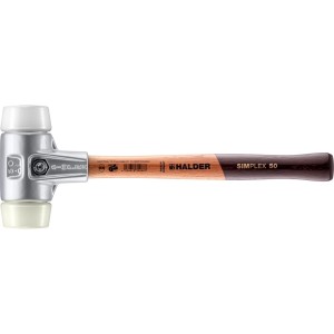 Halder Simplex Schonhammer Ø 50 mm Superplastik   Nylon mit Aluminiumgehäuse