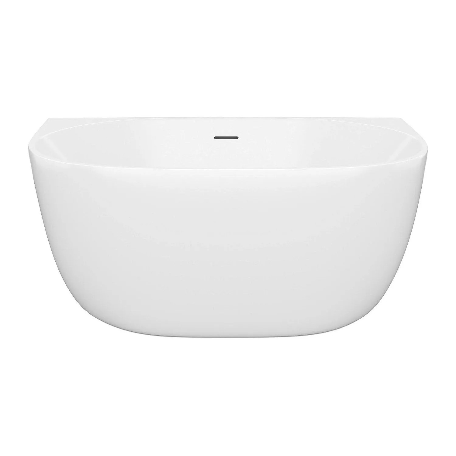 Vente-unique Vorwandbadewanne Amosari Weiß 130 cm