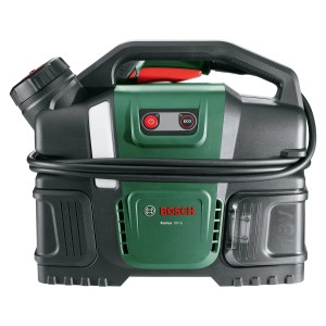 Bosch Akku-Fahrradreiniger Fontus 18V-6 Solo, tragbarer Hochdruckreiniger in Grün/Schwarz.