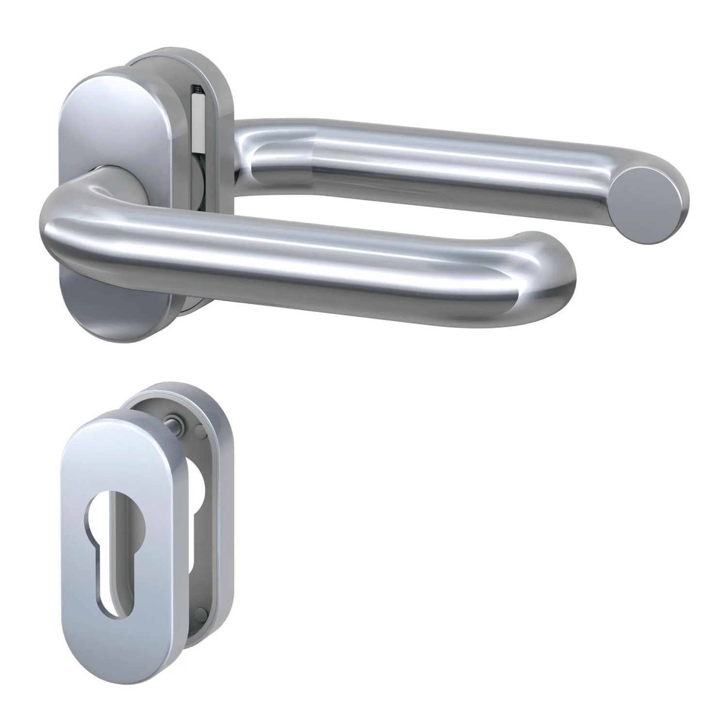 Basi - Schmalrahmen-Garnitur - Edelstahl - U-Form - 7301-0208