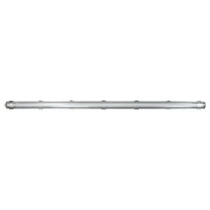 Graue E2 Elektro LED Feuchtraum-Wannenleuchte Classic-Power, 24W, für den Einsatz in Feuchträumen.