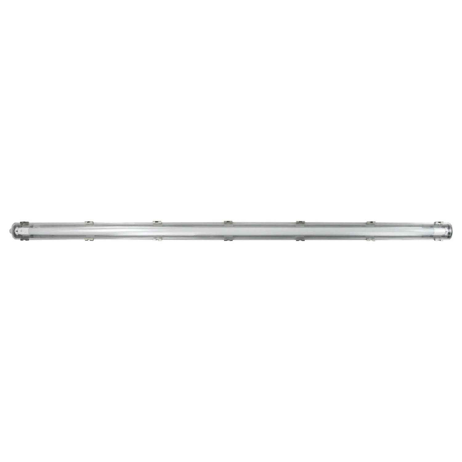 Graue E2 Elektro LED Feuchtraum-Wannenleuchte Classic-Power, 24W, für den Einsatz in Feuchträumen.