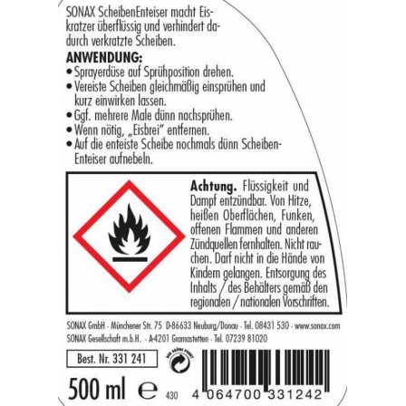 Sonax Scheibenenteiser 500 ml (0)